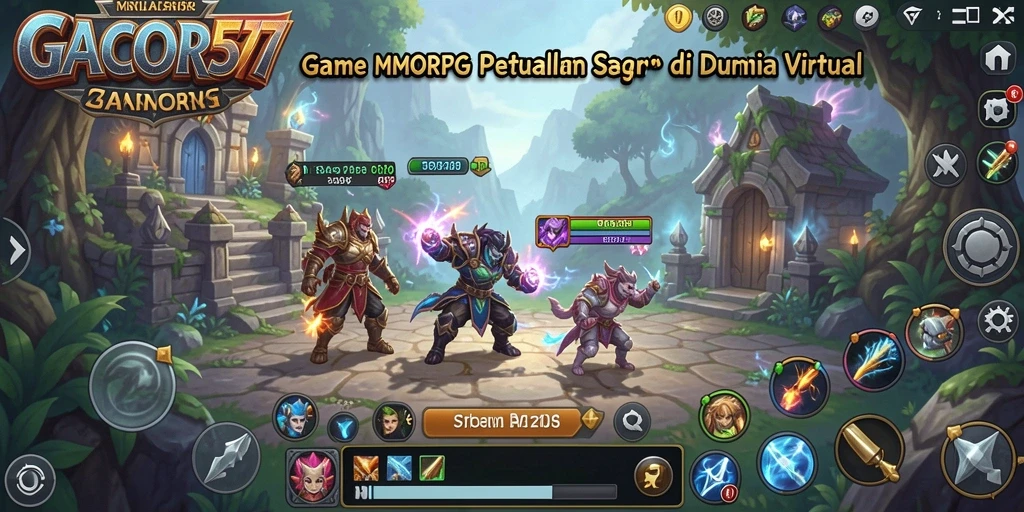 Tampilan gameplay menarik dalam GACOR577 dengan pertempuran epik.