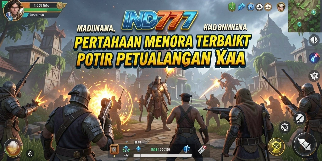 Tampilan gameplay IND777 yang menarik dan menegangkan dalam genre Tower Defense.