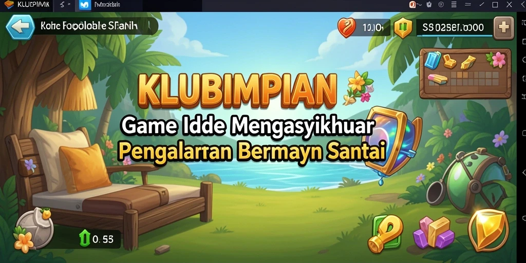 Tampilan gameplay KLUBIMPIAN yang menarik dan interaktif.