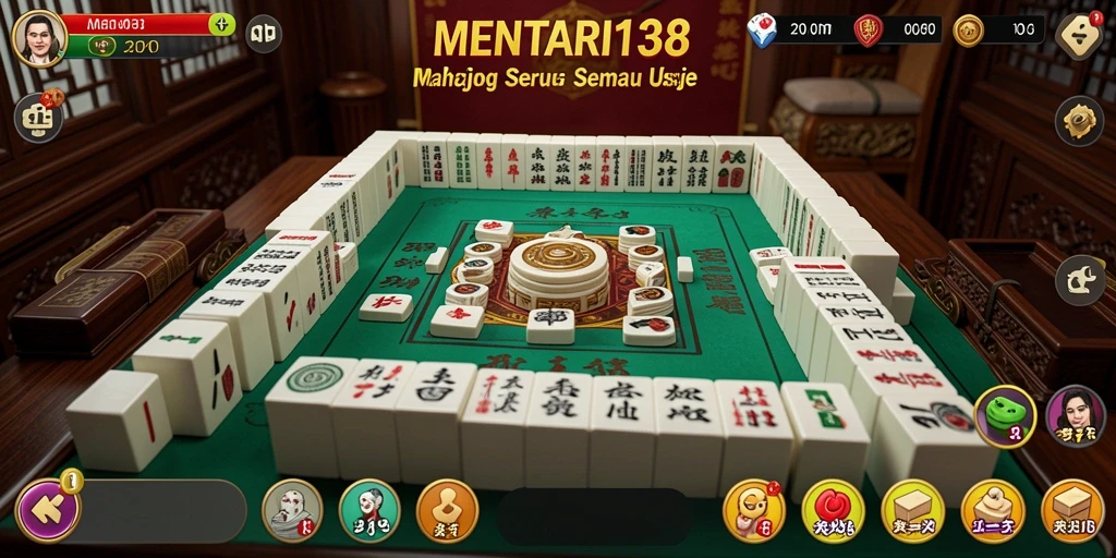 Tampilan MENTARI138 menampilkan permainan Mahjong yang seru dan menantang.