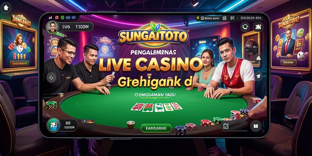 Tampilan gameplay SUNGAITOTO yang menegangkan dan interaktif.
